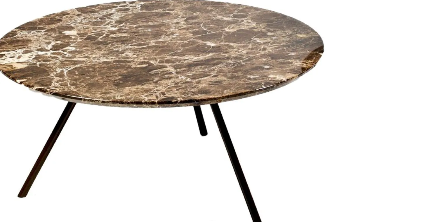 Ronde Salontafels-Metaform DP Salontafel Bruin