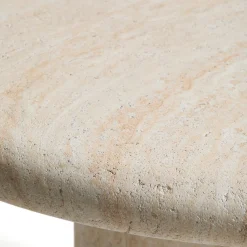 Tuintafels|Ronde Eettafels-Kave Home Drasi Outdoor Eettafel Beige, Wit, Ecru