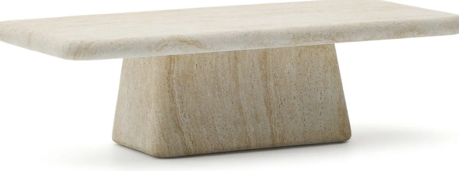 Tuintafels-Kave Home Drasi Salontafel Beige