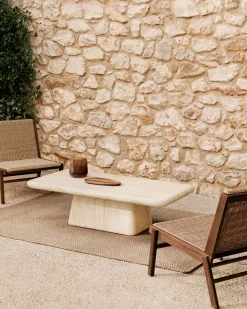 Tuintafels-Kave Home Drasi Salontafel Beige