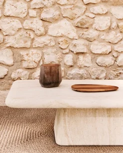 Tuintafels-Kave Home Drasi Salontafel Beige