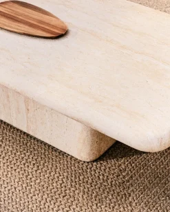 Tuintafels-Kave Home Drasi Salontafel Beige