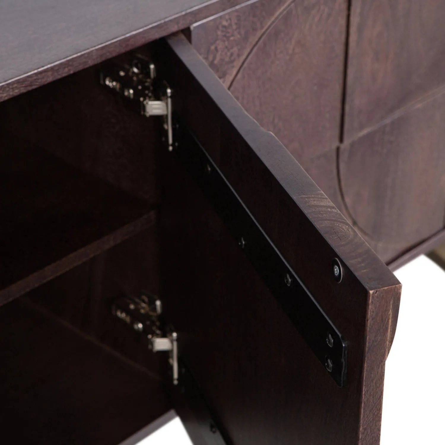 Dressoirs-WOOOD Draw Dressoir Walnut