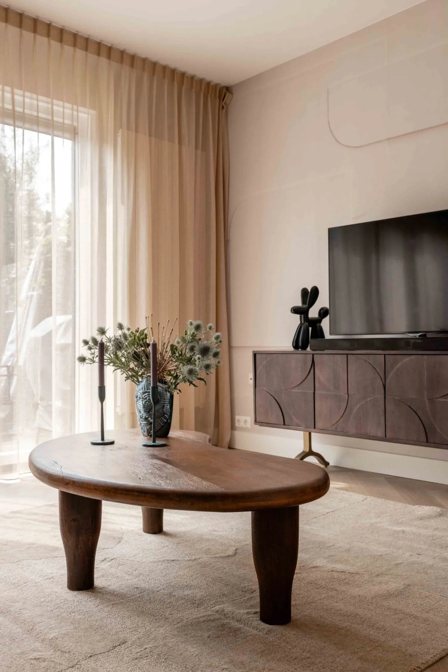 Dressoirs-WOOOD Draw Dressoir Walnut