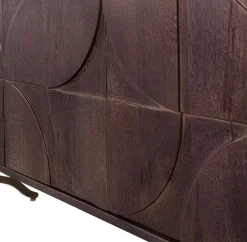 Dressoirs-WOOOD Draw Dressoir Walnut
