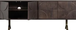 Dressoirs-WOOOD Draw Dressoir Walnut