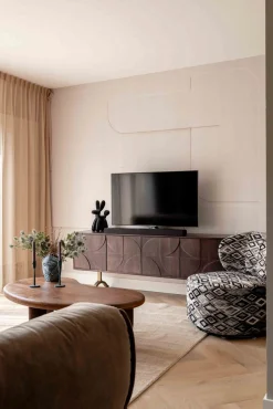 Dressoirs-WOOOD Draw Dressoir Walnut