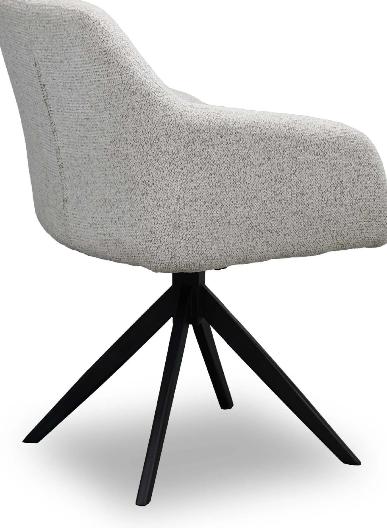Eetkamerstoelen Met Armleuning-Eijerkamp Collectie Drew Eetkamerstoel Off White