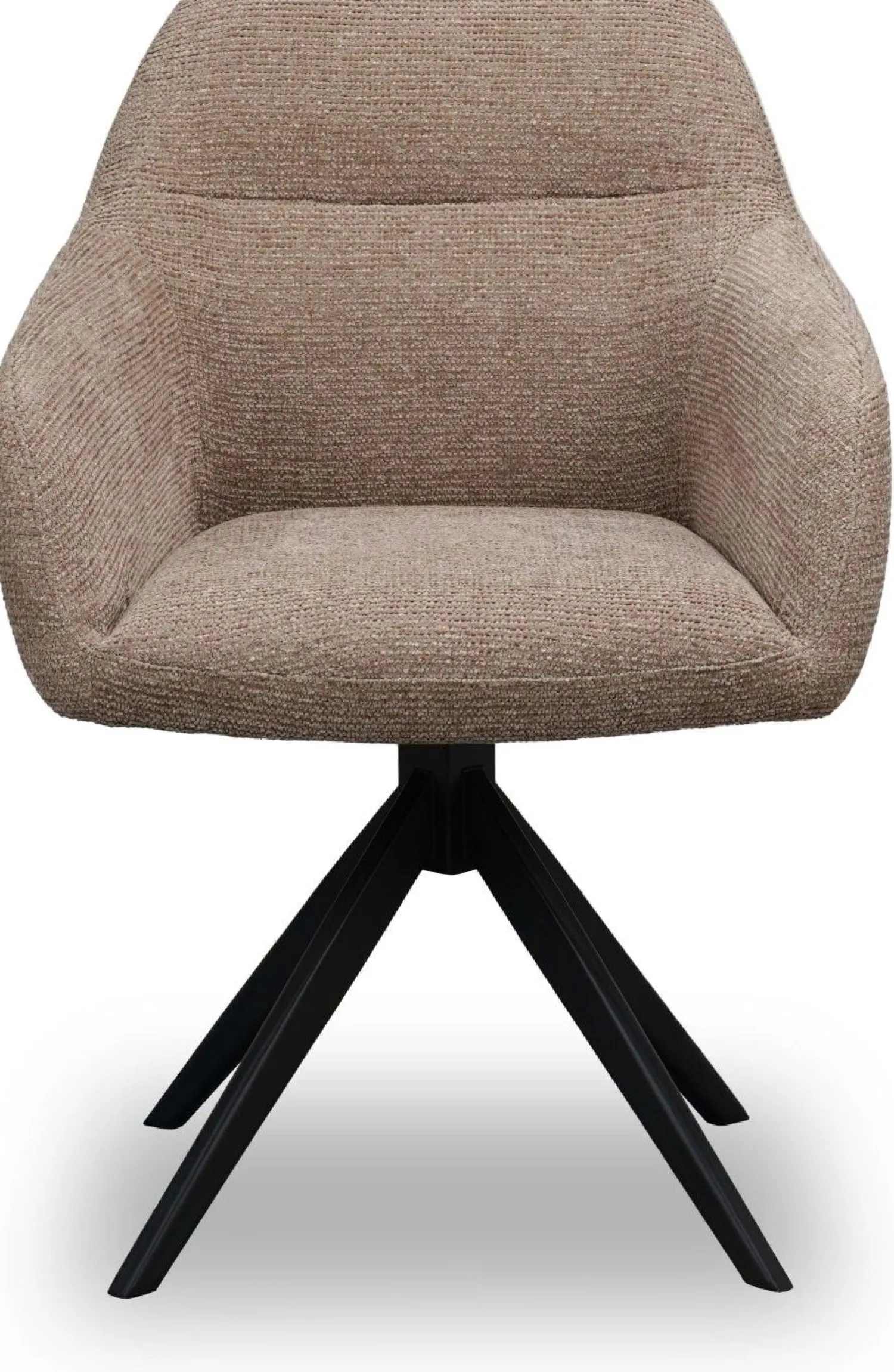 Eetkamerstoelen Met Armleuning-Eijerkamp Collectie Drew Eetkamerstoel Light Brown