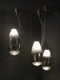 Design Hanglampen|Design Hanglampen-Linteloo Drop Set 3 Hanglamp Fume