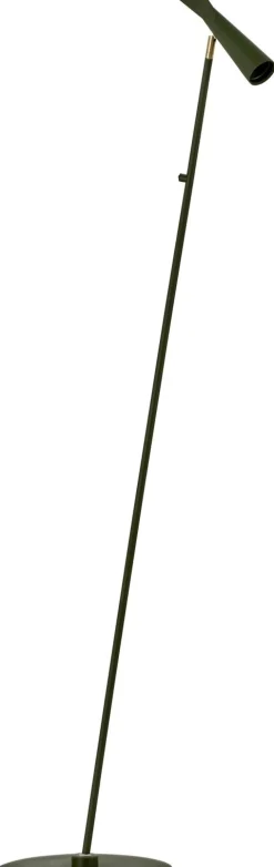 Moderne Vloerlampen|Vloerlampen-Montèl Dua Vloerlamp Mat Groen