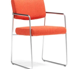 Eetkamerstoelen Zonder Armleuning-Harvink Duck Eetkamerstoel Oranje