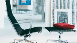 Hockers|Poefs-Vitra EA 125 Hocker Nero