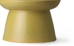 Ronde Bijzettafels-HKLIVING Earthenware XL Bijzettafel Green