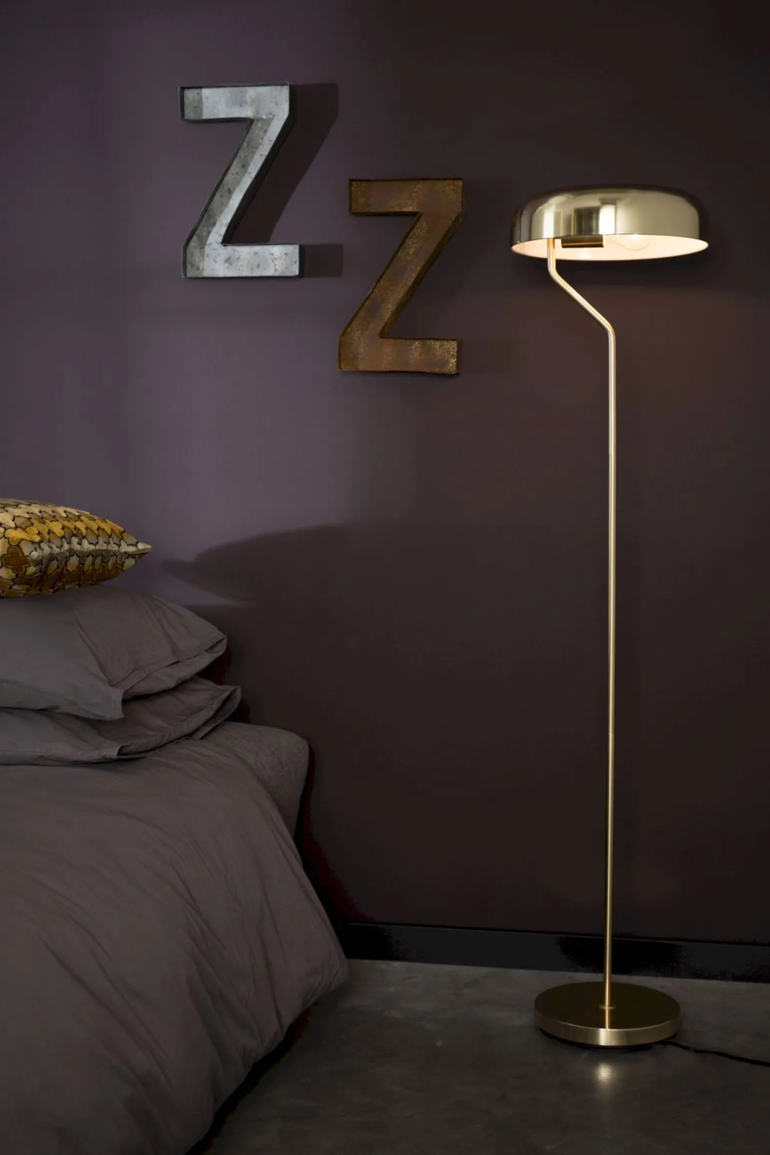 Vloerlampen|Vloerlampen-Dutchbone Eclipse Vloerlamp Brass