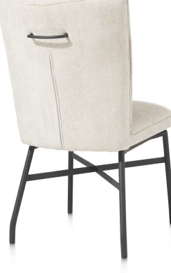 Eetkamerstoelen Zonder Armleuning-Henders en Hazel Eden Eetkamerstoel Creme
