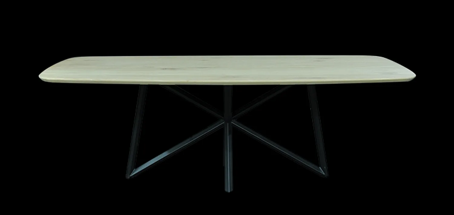 Houten Eettafels|Ovale Eettafels-Eijerkamp Collectie Edin Eettafel Naturel