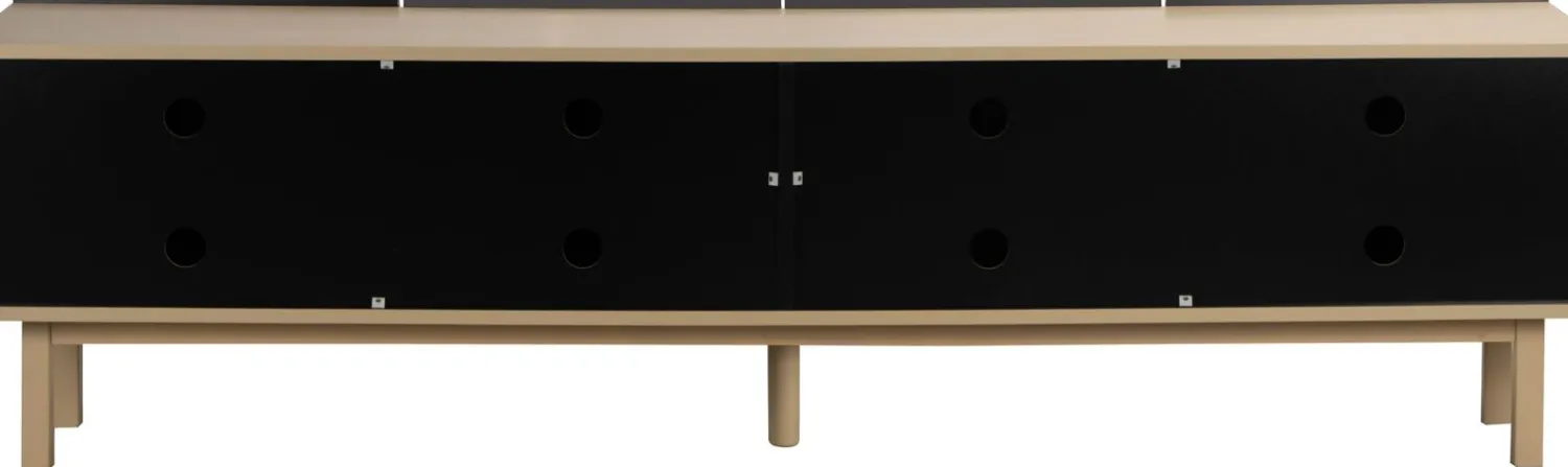 Tv-Meubels-Eijerkamp Collectie Elaine Tv-meubel Light Yellow