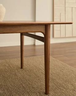 Houten Eettafels|Uitschuifbare Eettafels-Kave Home Elan Uitschuifbare Eettafel Bruin