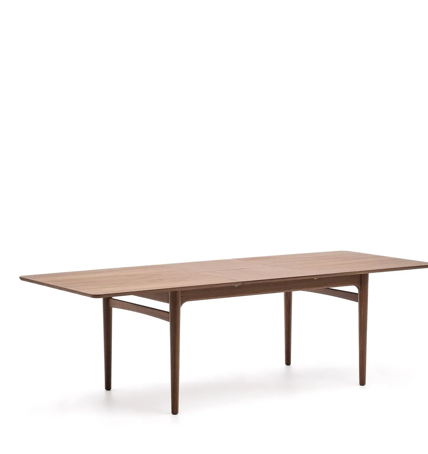 Houten Eettafels|Uitschuifbare Eettafels-Kave Home Elan Uitschuifbare Eettafel Bruin