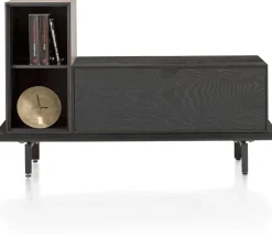 Opbergkasten|Opbergkasten-XOOON Elements Hang + Klep Box Onyx