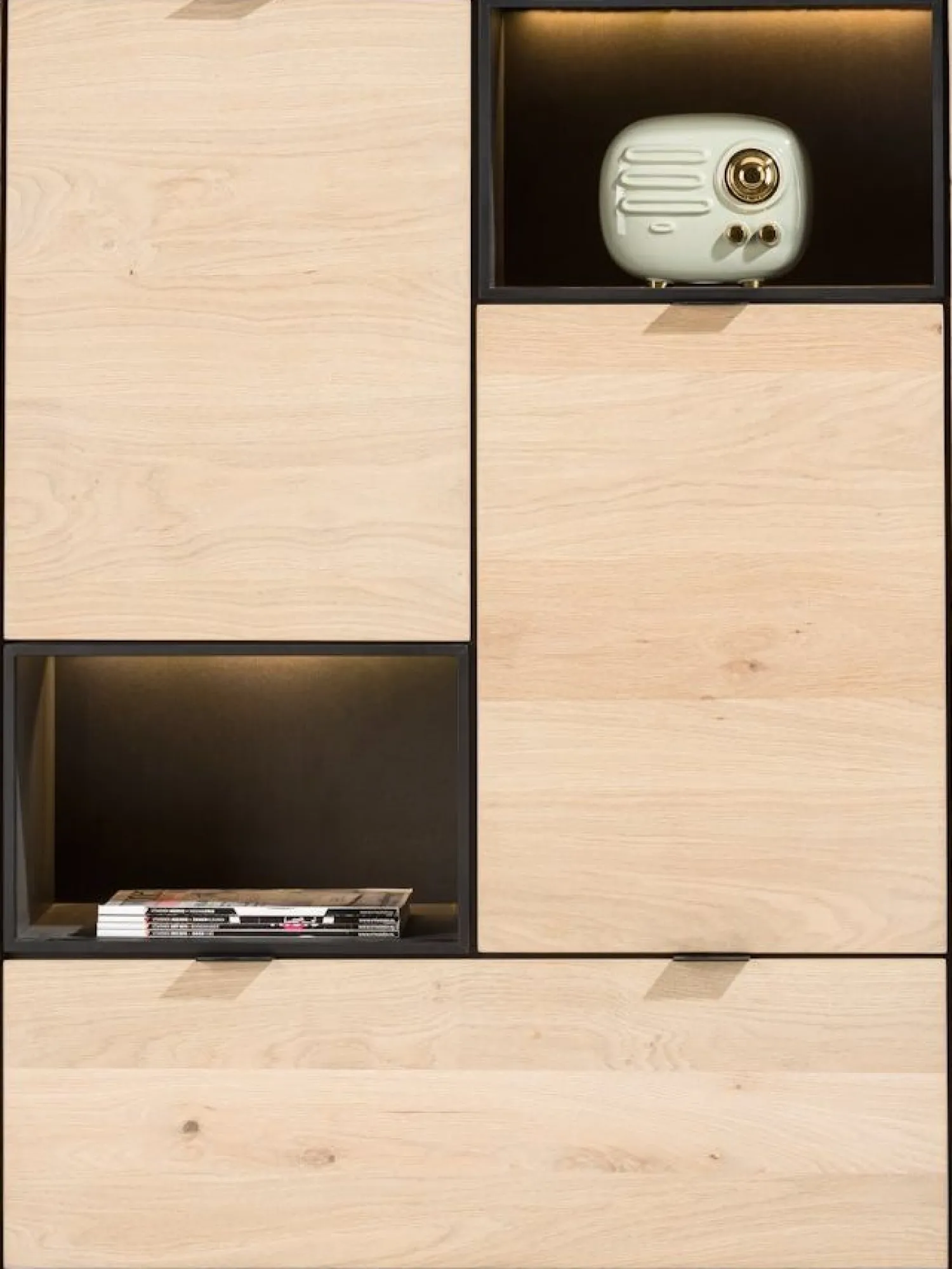 Opbergkasten|Opbergkasten-XOOON Elements Highboard Naturel