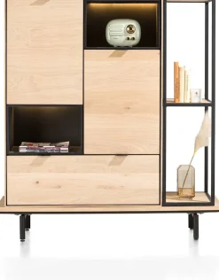 Opbergkasten|Opbergkasten-XOOON Elements Highboard Naturel