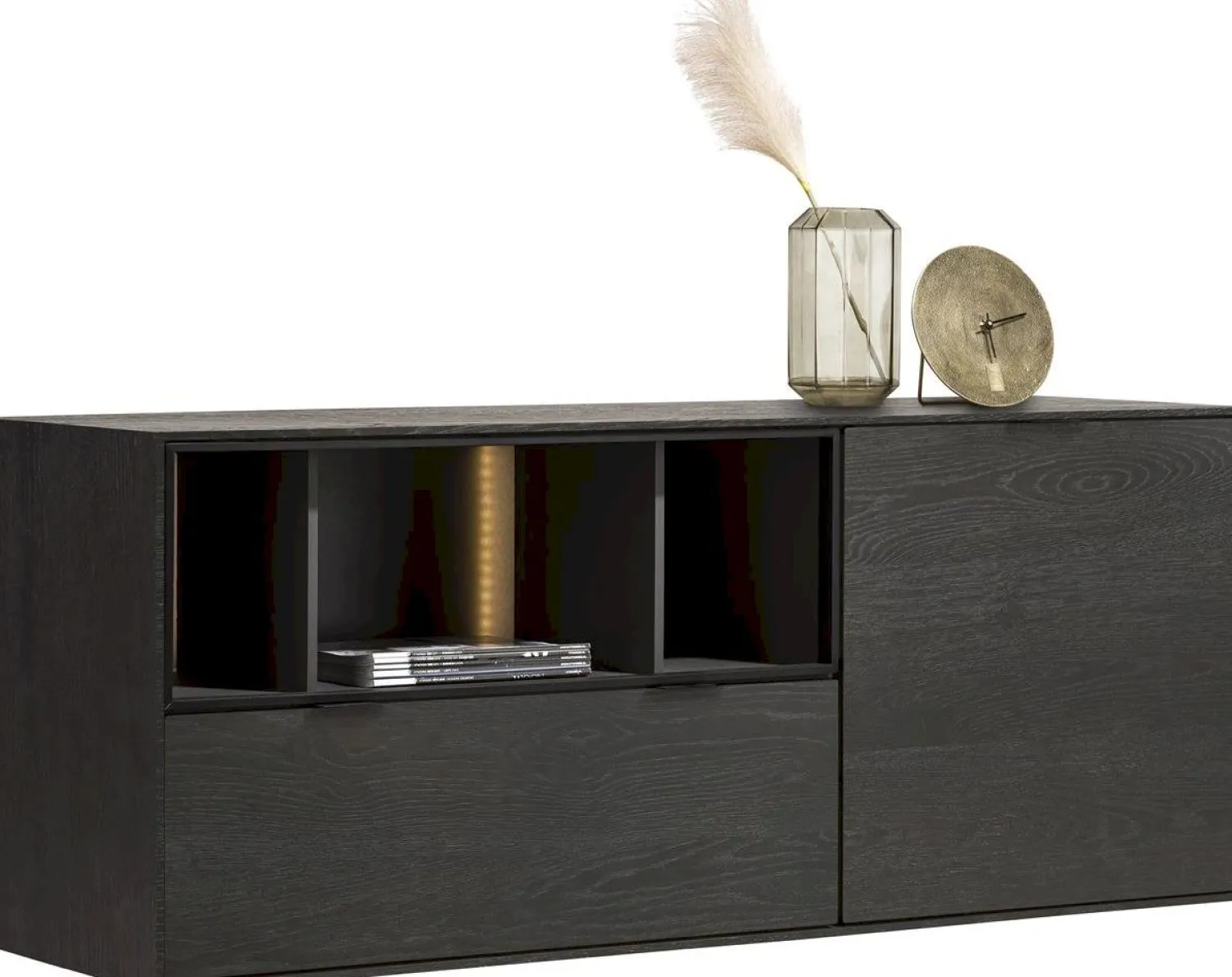 Dressoirs-XOOON Elements Dressoir Onyx
