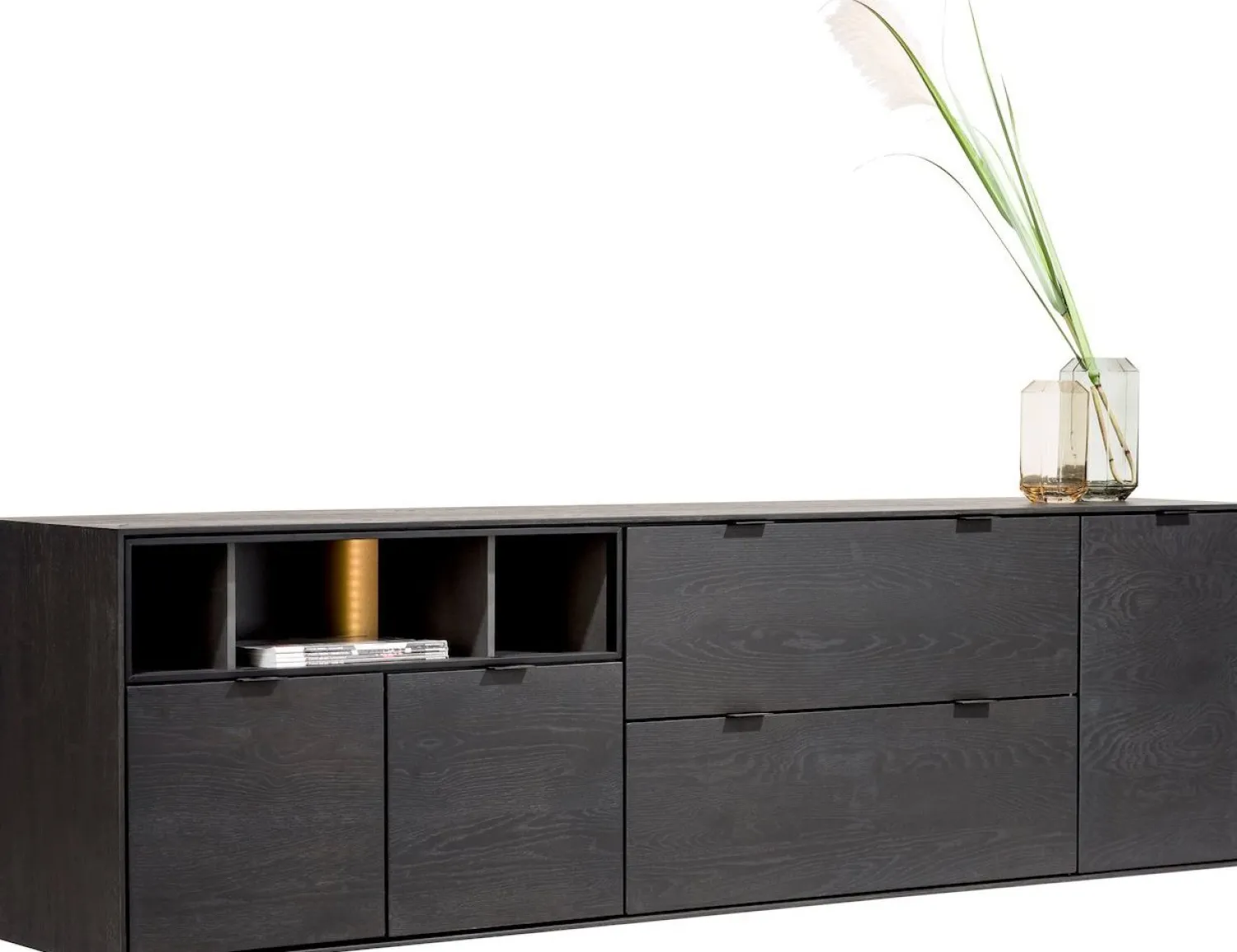 Dressoirs-XOOON Elements Dressoir Onyx