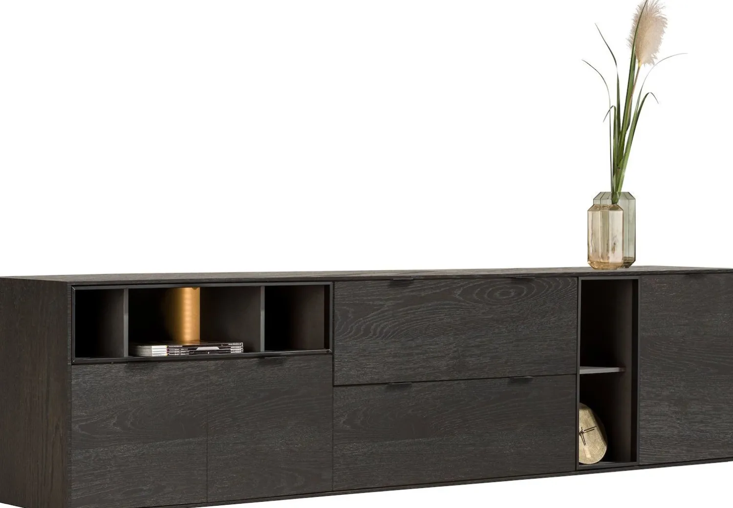 Dressoirs-XOOON Elements Dressoir Onyx