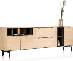 Dressoirs-XOOON Elements Poten (set 2) Zwart