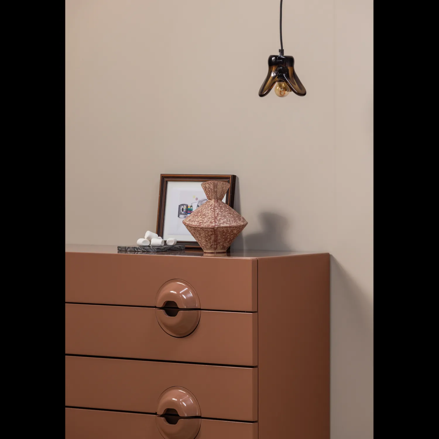 Moderne Hanglampen|Moderne Hanglampen-WOOOD Elle Hanglamp Bruin