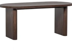 Houten Eettafels|Rechthoekige Eettafels-vtwonen Ellips Eettafel Walnut