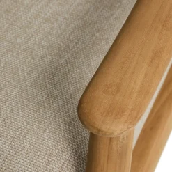 Tuinstoelen-Kave Home Elunda Outdoor Fauteuil Naturel