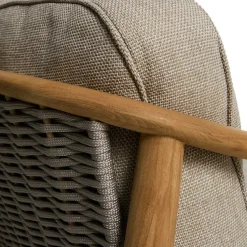 Tuinstoelen-Kave Home Elunda Outdoor Fauteuil Naturel