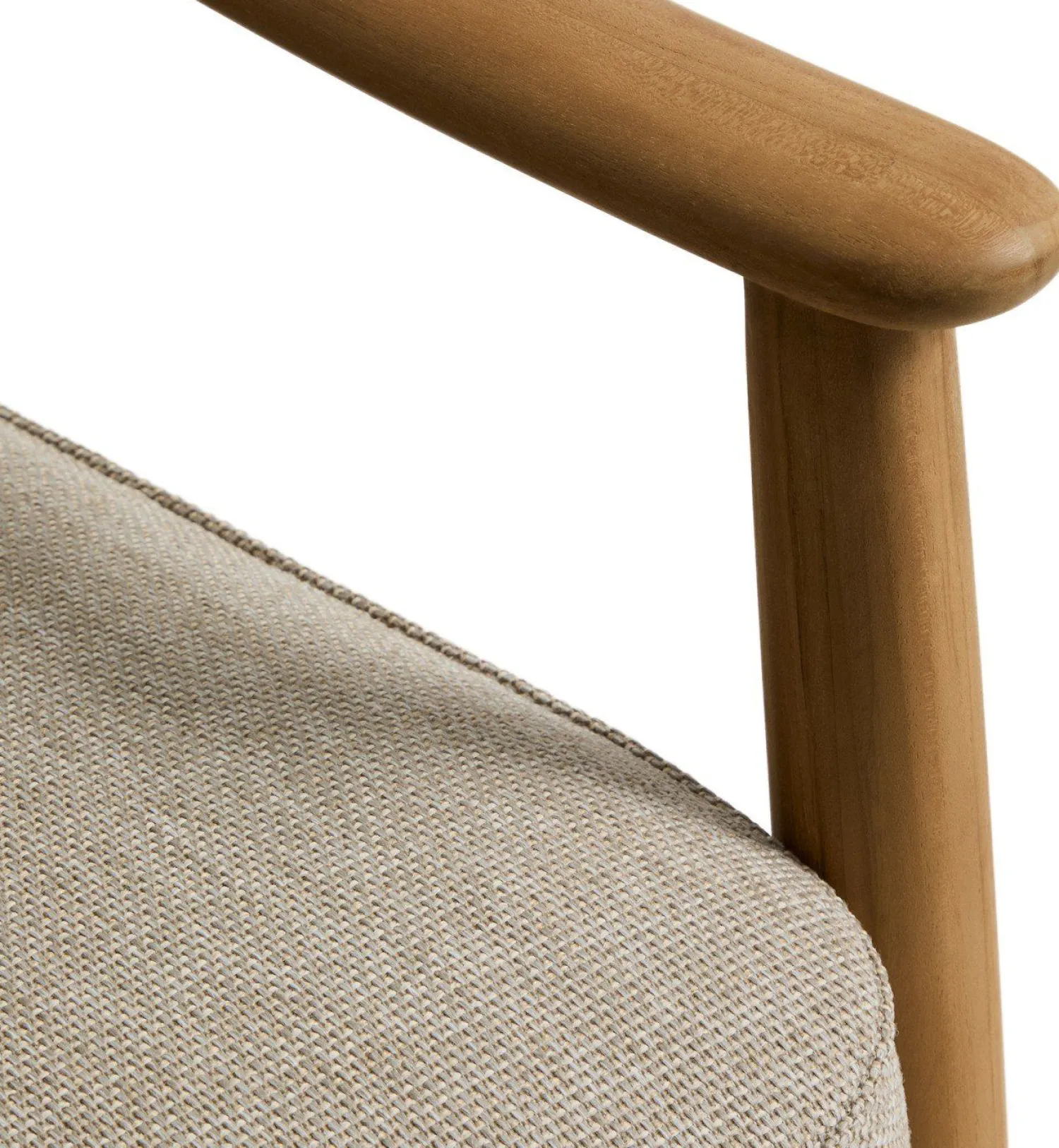 Tuinstoelen-Kave Home Elunda Outdoor Fauteuil Naturel