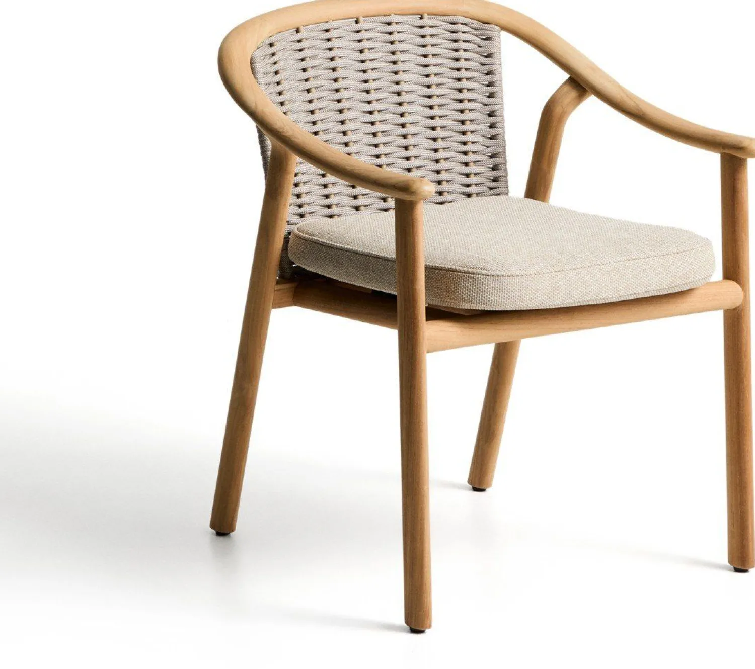 Tuinstoelen-Kave Home Elunda Tuinstoel Naturel