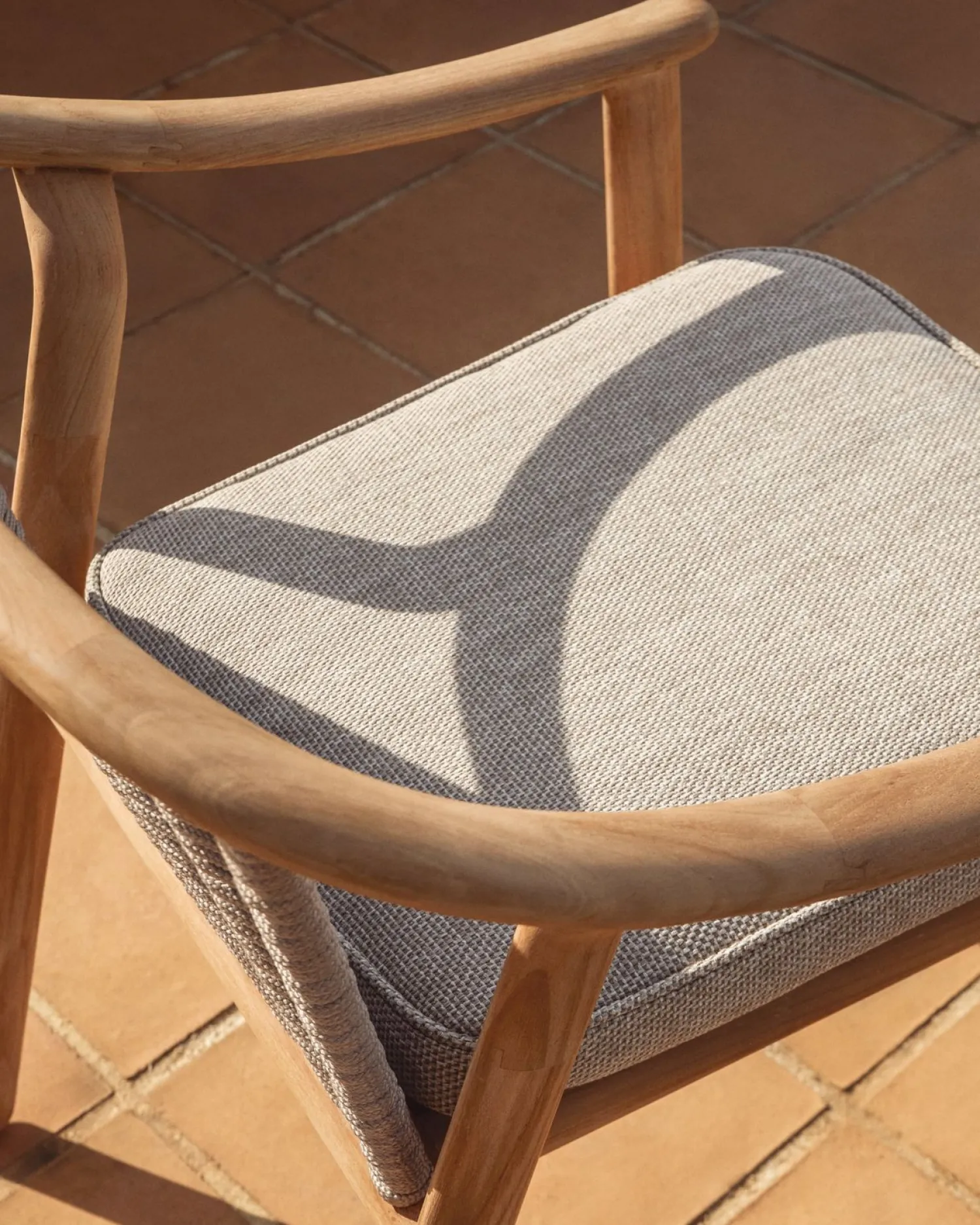 Tuinstoelen-Kave Home Elunda Tuinstoel Naturel