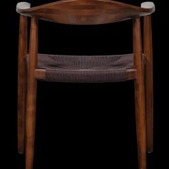 Eetkamerstoelen Met Armleuning-vtwonen Embrace Eetkamerstoel Dark Brown