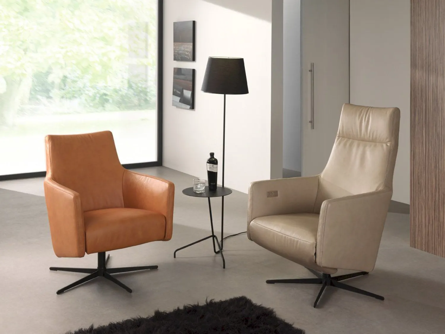 Relaxfauteuils-Eijerkamp Collectie Equipe Fauteuil Zwart