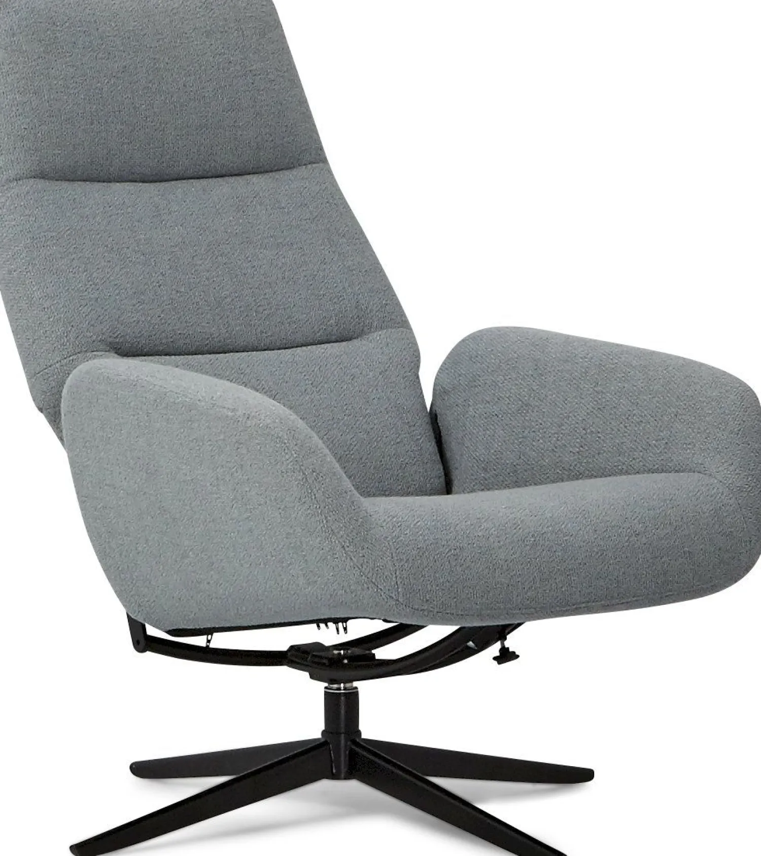 Leren Fauteuils|Draaifauteuils-Montèl Ergo Relaxfauteuil Dark Green