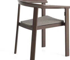Tuinstoelen-Kave Home Erice Tuinstoel Bruin