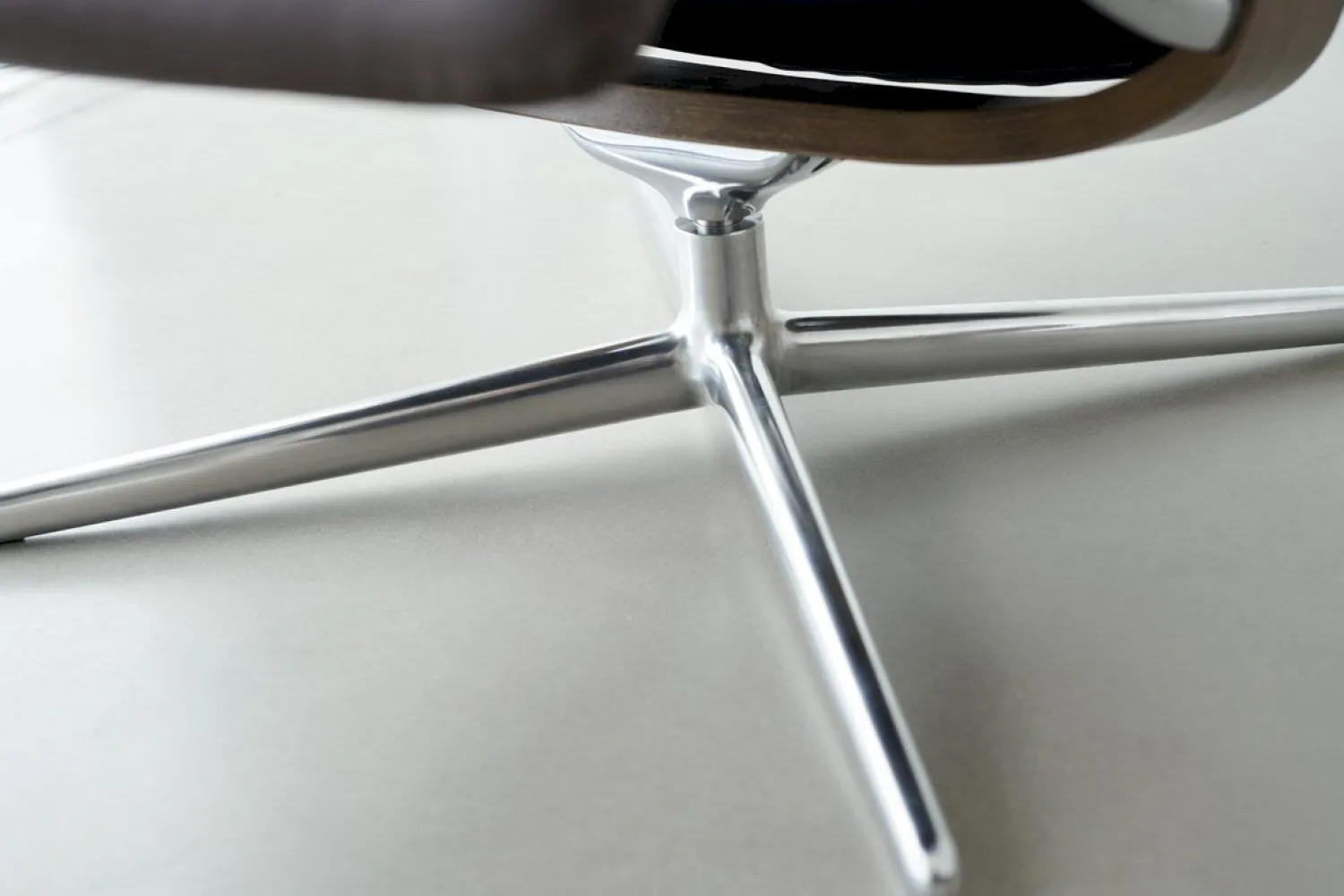 Leren Fauteuils|Relaxfauteuils-Stressless Erik L Relaxfauteuil + Hocker Black