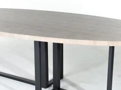 Houten Eettafels|Ovale Eettafels-Bert Plantagie Eris Eettafel Naturel