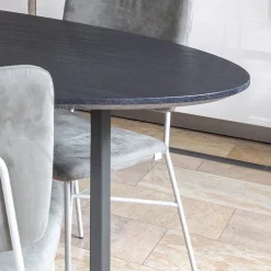 Houten Eettafels|Ovale Eettafels-Bert Plantagie Eris Eettafel Naturel