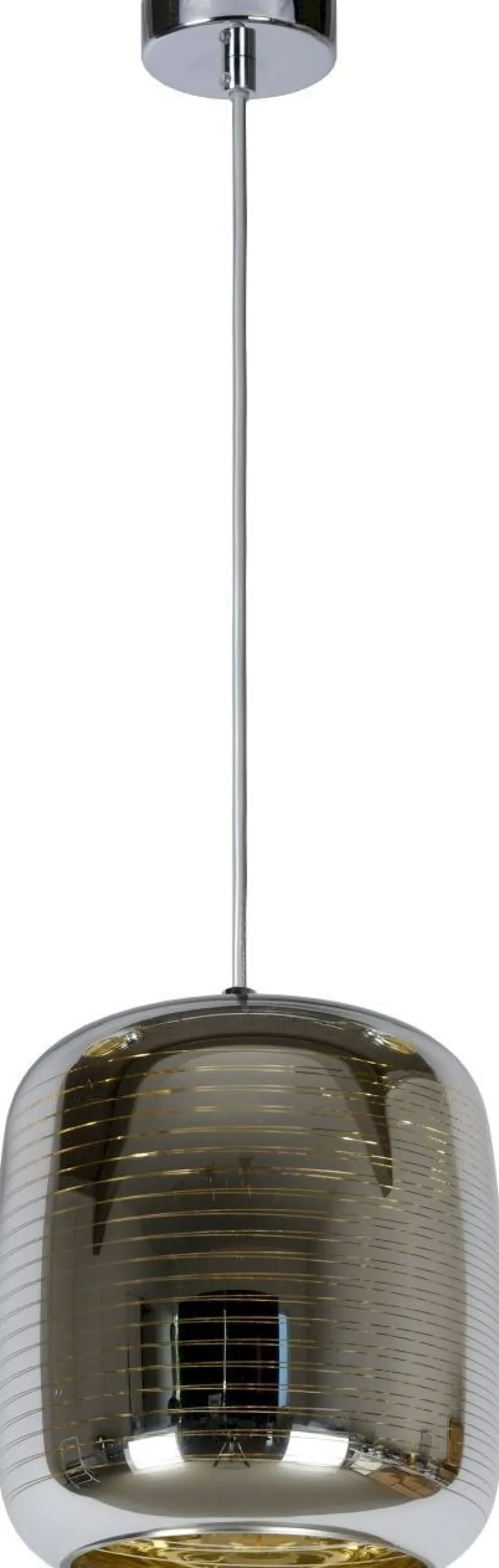 Moderne Hanglampen|Moderne Hanglampen-Lucide Eryn Hanglamp Chroom, Goud