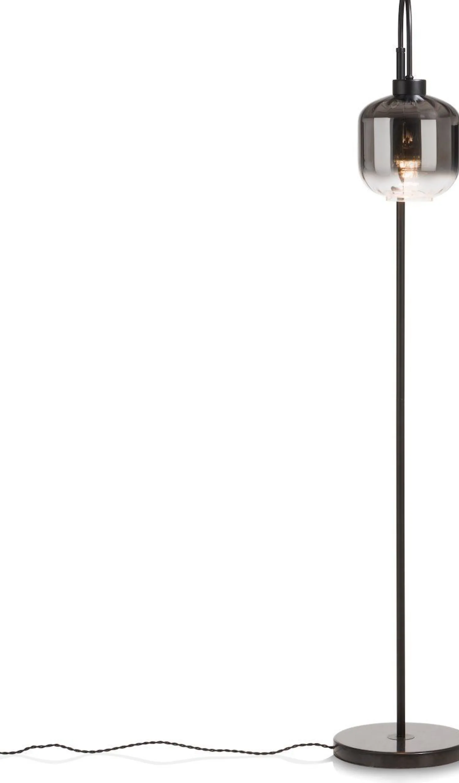 Moderne Vloerlampen|Vloerlampen-COCO maison Essex Vloerlamp Zwart, Antraciet