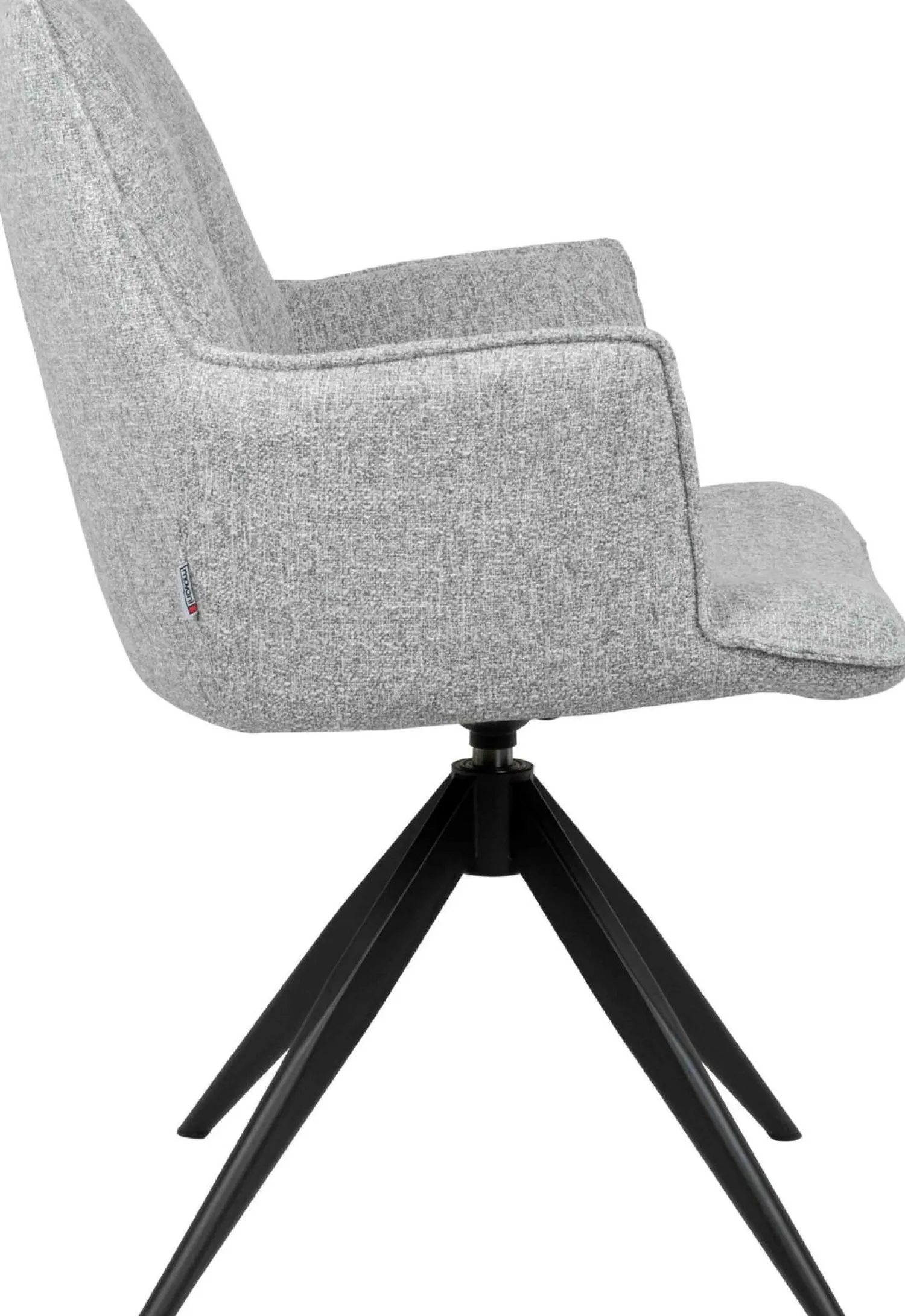 Eetkamerstoelen Met Armleuning-Eijerkamp Collectie Etan Armstoel Ash Grey
