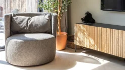 Ronde Fauteuils-vtwonen Explore Fauteuil Brown