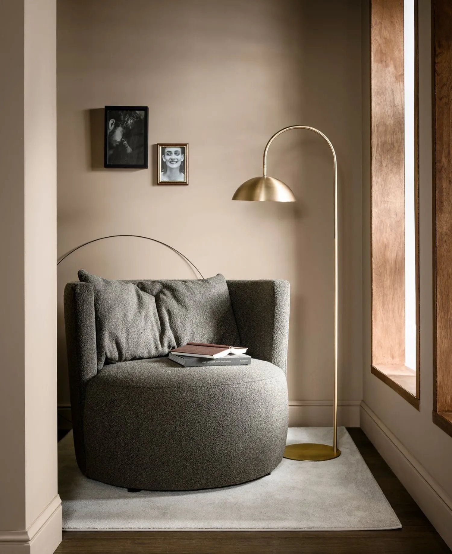 Ronde Fauteuils-vtwonen Explore Fauteuil Brown